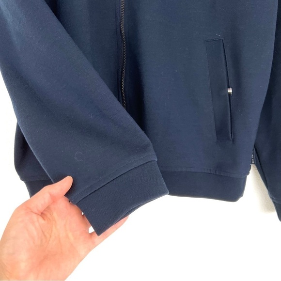 Ted Baker London Men’s Wolf Bonded Bomber Jersey Baseball Jacket - Picture 6 of 12